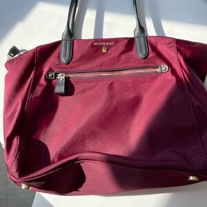 Michael kors tote burgundy